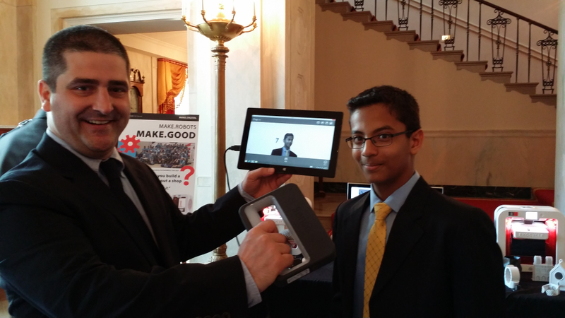 Illustration for article titled Braigo Creator Shubham Banerjee: My day at the first ever White House Maker Faire